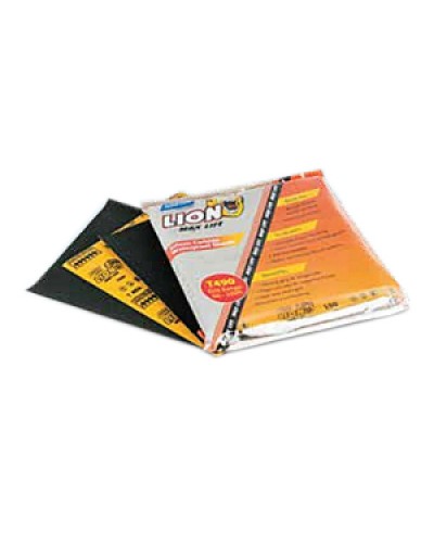 Norton Lion 225 mm x 275 mm / 120 Grit Max Life Waterproof Sheet