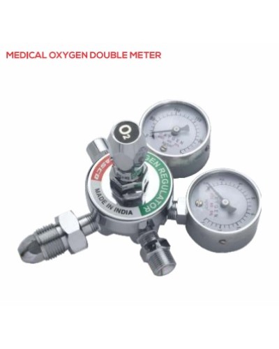 GASCO Medical Oxygen Regulator - Double Meter